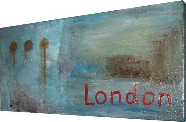 London oil on canvas