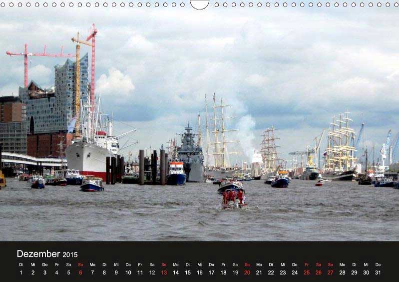 Hamburg Kalender von Iris Greiner