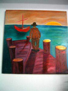 The old man and the sea Painting